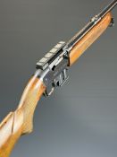 BRNO ZKM-611 .22 WMR semi-automatic rifle with chequered semi-pistol grip and forend, sling