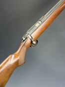 CZ 452-2E ZKM .22 bolt-action rifle with chequered semi-pistol grip, sling mounts, multi-shot