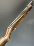 Webley Hawk Mk II .22 air rifle with semi-pistol grip and raised cheek piece, serial number