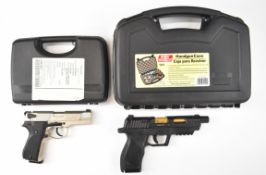 Two .177  CO2 air pistols Walther CP 88 serial number A0078929 and Umarex SA 10 serial number