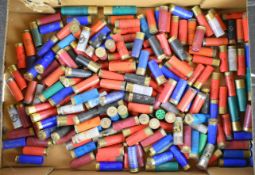 Approximately two hundred various 12 and 16 bore shotgun cartridges. PLEASE NOTE THAT A VALID