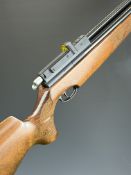 Air Arms S410 Xtra FAC .22 PCP air rifle with chequered semi-pistol grip and forend, raised cheek