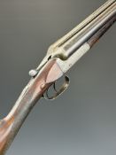 J Graham & Co of Inverness 12 bore side by side ejector shotgun with named and engraved locks,