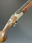 Webley & Scott 920 20 bore over and under ejector shotgun with named action and underside, chequered