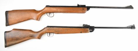 Two .22 air rifles BSA Meteor Mk III serial number TE51504 and Webley Hawk Mk II serial number