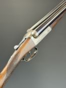 W J Jeffery & Co Ltd 16 bore side by side shotgun with named and engraved locks, engraved underside,