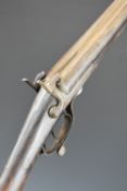 William Coffin of Bristol pinfire side by side hammer action shotgun with named and engraved