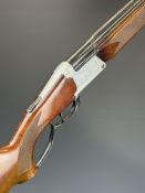 Nickerson 12 bore over and under ejector folding poacher's shotgun with engraved scenes of dogs to