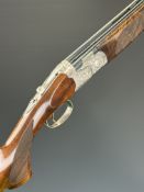 Beretta Model 687 Silver Pigeon III 20 bore over and under ejector shotgun with engraved scenes of