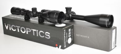 Two rifle scopes Hawke Sidewinder 6.5-26x52 and Nikko Stirling Mountmaster 3-9x50 AO, both in