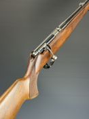 Anschutz Model 1515-1516 .22 Magnum bolt-action rifle with chequered semi-pistol grip and forend,
