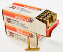 Eighty-three .22 Hornet Winchester Super-X 45gr soft point rifle cartridges, all in original