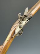 Pedersoli .750 muzzle loading flintlock musket with lock stamped 'Grice 1762' and with crown over '