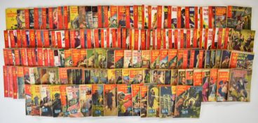One hundred and fifty Sexton Blake detective pulp fiction books, earliest issue #137, The