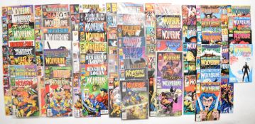 Over one hundred Wolverine related comic books and graphic novels, including a quantity of Copper