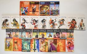 Thirty one Manga style graphic novels with Samurai or martial arts themes, comprising titles Samurai
