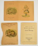 [Rev. Charles Ludwidge Dodgson] Lewis Carroll The Wonderland Postage-Stamp Case comprising printed