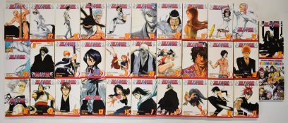Thirty two Bleach Japanese graphic novel comic books by Tite Kubo comprising volumes 1-29, 31, 32
