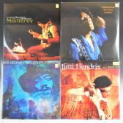 Seven Jimi Hendrix LPs comprising Live At Woodstock, Valley Of Neptune, In The West, Live at
