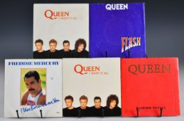 Approximately one hundred Queen and Queen related (Freddie Mercury / Brian May etc) 7