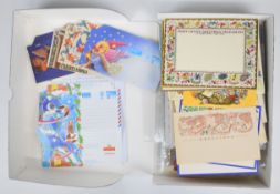 Collection of greetings telegrams and approximately 100 blank telegram forms including wedding