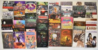 Sixty indie graphic novels by Image, Top Cow, IDW, Dark Horse, Vertigo and similar to include Sin