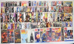 One hundred and twenty Modern Age Marvel comics to include X23, NYX, World War Hulk, Zombies, Arana,
