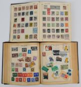 Two all world stamp albums comprising Strand album with all world stamps including Canada 1908