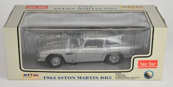 Sun Star 1:18 scale diecast model 1963 Aston Martin DB5, 1005, in original box.