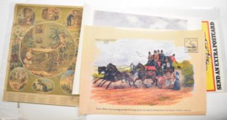 [Postal Interest] Group of posters comprising First Air Post (Folkestone – Koln 1919) by Terence