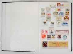 Stockbooks of world Cinderella stamps on various subjects