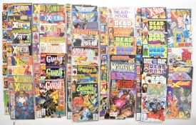 Two hundred Modern Age Marvel comics and graphic novels with a quantity being Deadpool and X-force