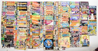 Over one hundred Bronze Age Marvel comics to include The Amazing Spider-Man, Nightcrawler,