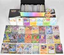 Approximately two thousand Pokémon cards from Scarlet & Violet, Obsidian Flames, Paladea Evolved,
