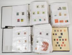 Six binders and albums of stamps including Great Britain, Commonwealth and foreign, all periods.