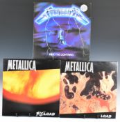 Three Thrash / Heavy Metal LPs by Metallica. (1) Ride the Lightning (Music For Nations MFN 27DM)