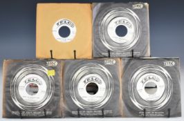 Sixteen Trinidad and Tobabgo Calypso / Reggae records from the late 1950s and early 1960s.