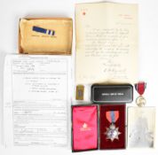 [Postal Interest] Imperial Service Medal (star) awarded to John Kelly in 1908 for his service to the