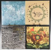 Fifteen Indie Rock LPs most in open shrink wrap. Fleet Foxes Helplessness Blues, Plastic Mermaids
