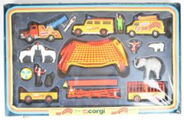 Corgi diecast model Jean Richard Circus gift set 48, in original window display box.