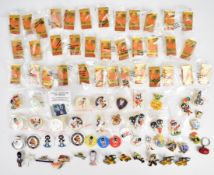 Collection of Robertson's Golden Shred Golly enamel and button pin badges including St. Patrick's