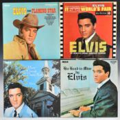 Collection of Rock 'n' Roll records comprising fifty five Elvis Presley LPs, two shellac 78 rpm