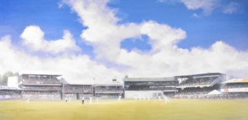 [Cricketing Interest] Signed Jack Russell limited edition 71/35 colour print 'Moment In History',