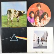 Collection of ten Pink Floyd LPs comprising Interview picture disc, Dark Side Of The Moon, Wish