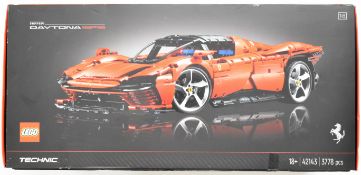 Lego Technic Ferrari Daytona SP3, 42143, 2022, in original box with sealed bags and instructions.