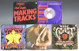 Collection of approximately seventy five Hard Rock / Heavy Metal / Post Punk / Rock 7