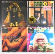 Thirty four Hip Hop / House / Experimental / Ambient / Shoegaze / Electronic LPs. Two Basement Jaxx,