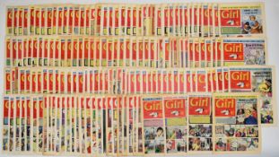 Over one hundred and fifty issues of Girl magazine, companion to The Eagle, Swift and Robin,