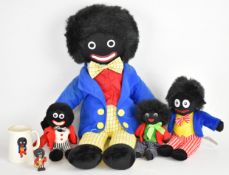 Robertson's Golden Shred Marmalade 'Golly' advertising items to include plush toys, ceramic figure