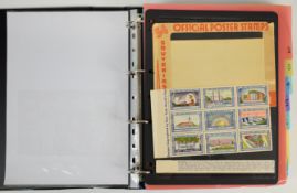 Album of Cinderella stamps world poster events and exhibitions